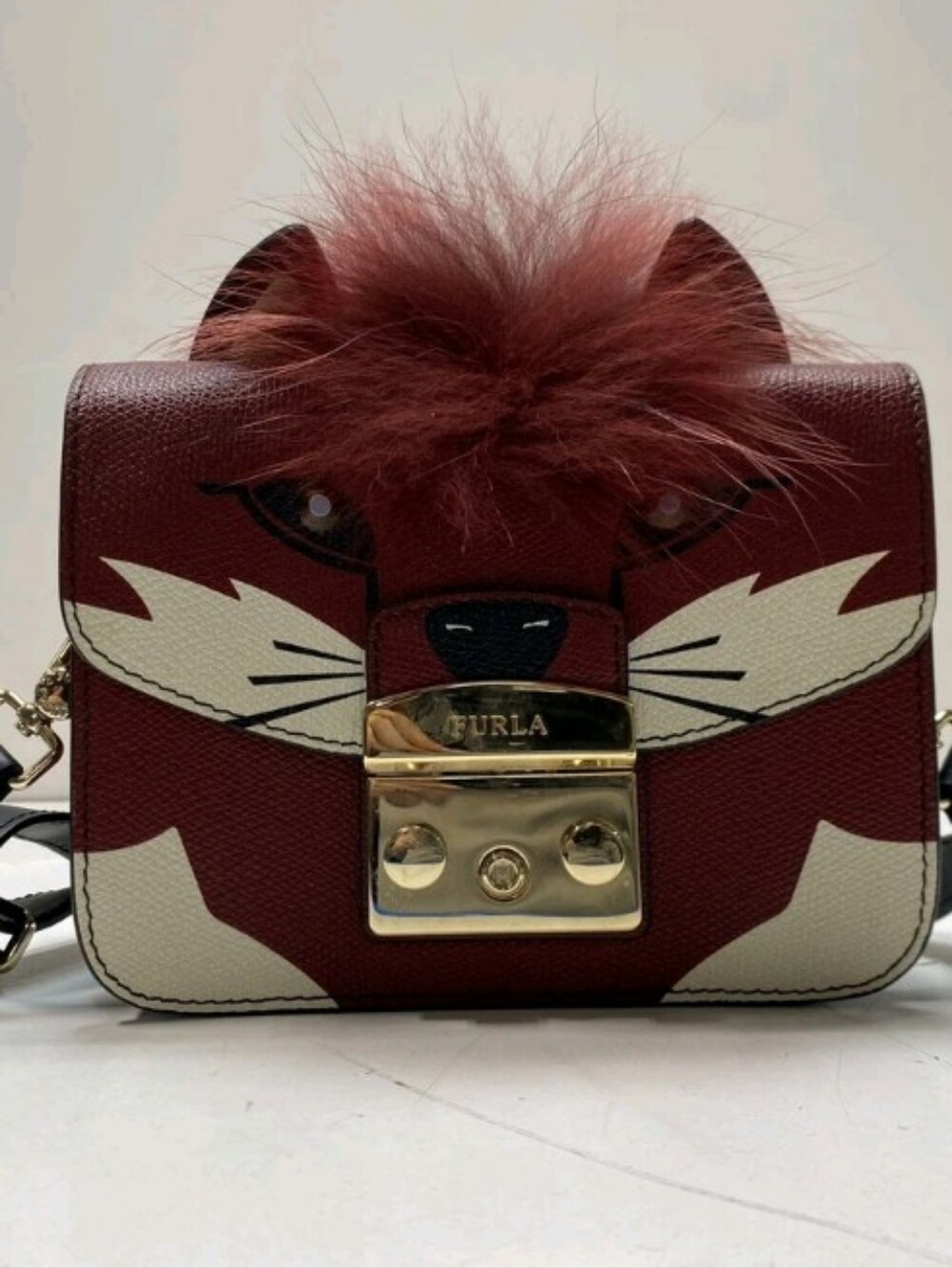 FURLA- Metropolitan Jungle Fox 🦊 Crossbody Bag 🤎
